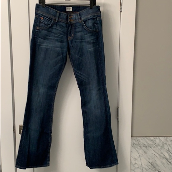 Hudson low rise boot cut jeans with flap pockets - Picture 3 of 5